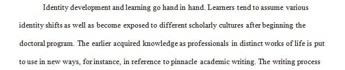 A learner must assume the role of independent researcher in order to become an expert in their respected field of study