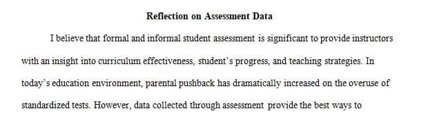 Analyze the effectiveness of instruction as demonstrated in the post-assessment data