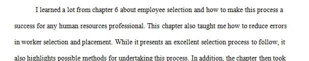 Considering our course text regarding the selection process and the TedTalk of Regina Hartley
