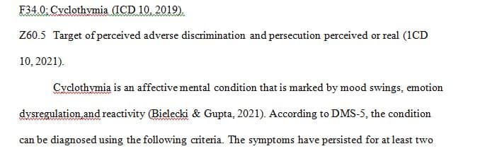 Diagnosis of Bipolar and Depressive Disorders