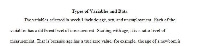 Discussion 1 - Types of Variables and Data