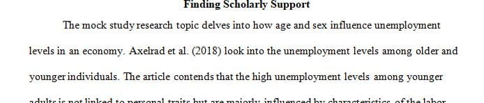 Discussion 2 - Finding Scholarly Support