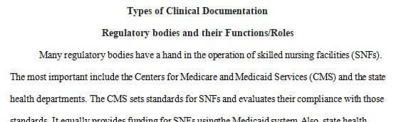 Explain the content and function of the various types of clinical d