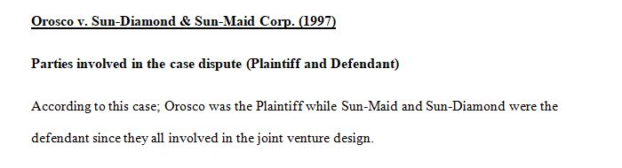 Identify the parties involved in the case dispute (who is the plaintiff and who is the defendant).