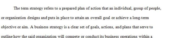 It is important to take the power of strategy design and the power of focus into consideration