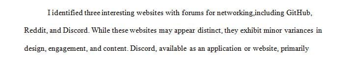 Online forums provide a unique platform for networking experts from all over the world to share their insights