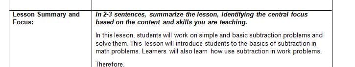 Professional growth in developing effective lessons and lesson plans comes with practice.  