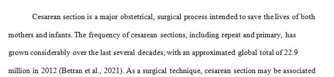 Research Critiques and PICOT Question Guidelines