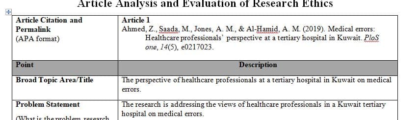 Search the GCU Library and find one new health care article that uses quantitative research