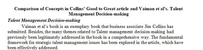 The executive who ignited the transformations from good to great did not first figure out where to drive the bus and the get people to take it there.