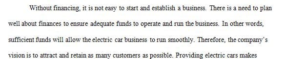 Write a Cost/Schedule proposal for a startup electric car manufacturing plant