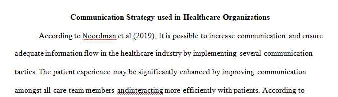 Write a case study analysis that focuses on the communication strategy of an organization of your choice