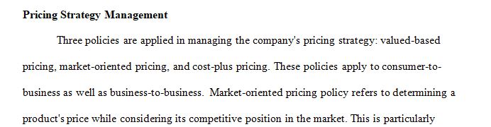 assignment pricing