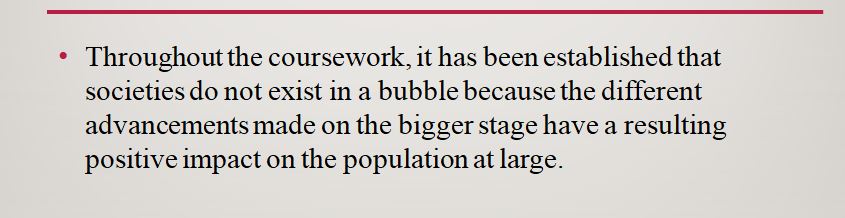 Communities do not exist in a bubble