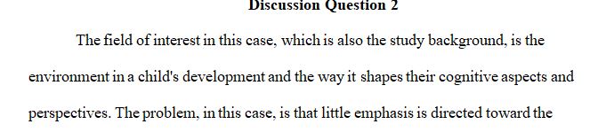 Describe the problem space and argue the need for your proposed study