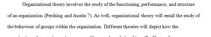 Differences between organizational theory, organizational development, and organizational behavior