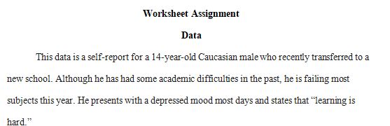 Read the following scenario and interpret specific data regarding content scales