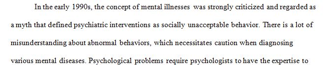 What do you think of Thomas Szasz’s criticisms of the medical model of psychological disorders