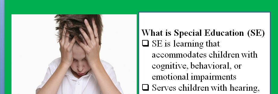 Take on the role of a special education teacher at a K-5 elementary school