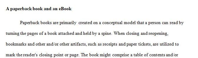 Think about the appropriateness of different kinds of conceptual models