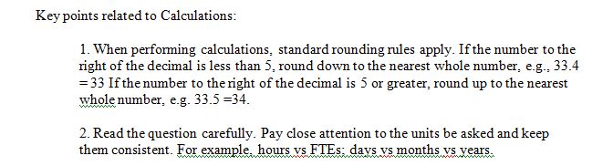 Apply budgeting knowledge and skills by calculating full-time equivalents for a nursing unit