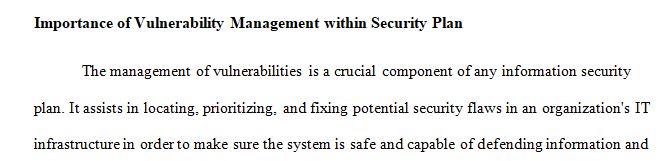 Computing systems and applications pose an inherent risk to IT, as they contain vulnerabilities that can be exploited