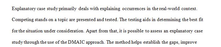 Distinguish rival explanations and interpretations within your case study