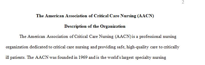 Examine the importance of professional associations in nursing