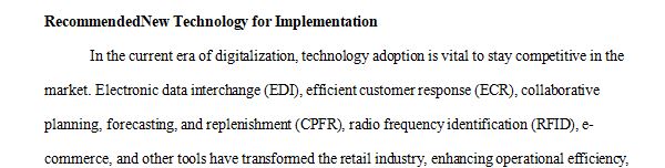 Feets has not implemented any new computer system technologies