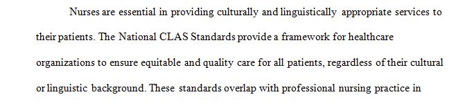 In what ways are you and your peers using these standards in your areas of nursing practice