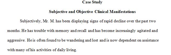 Understanding of the pathophysiological processes of disease, the clinical manifestations and treatment protocols