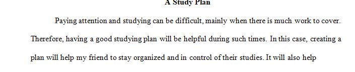 designing a more effective approach to studying for your friend who is struggling using your knowledge of how memory works. 