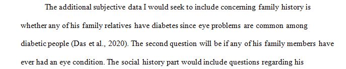 A 79-year-old male remarks on his first visit that he has noticed a gradual decrease in vision in both his eyes since last year