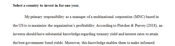 Consider you are a cash manager of a multinational corporation (MNC) based in the United States