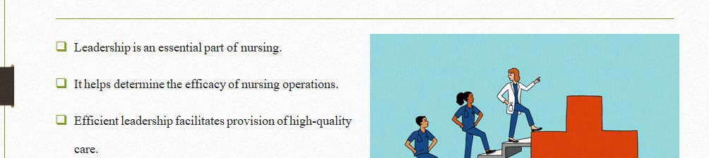 Establish the importance of effective interprofessional communication as a leader in nursing  