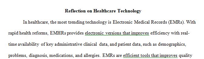 Healthcare information technology trends