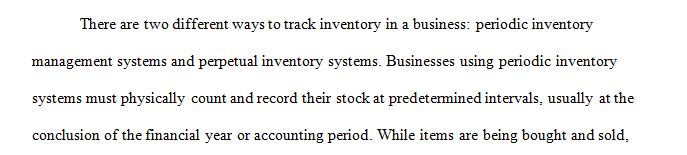 How are periodic and perpetual inventory systems different 