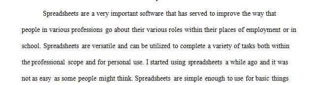 Knowing how to create and use spreadsheets is among the most in-demand skills for employees today.