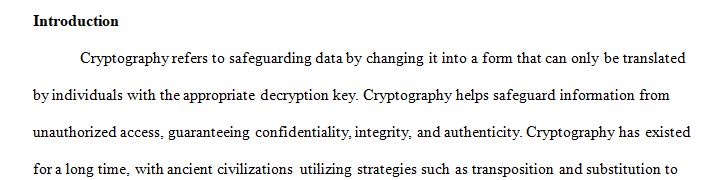 Strengths of using this form of cryptography