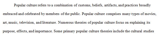 Theories of Popular Culture