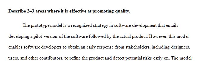 There are many software development models. 