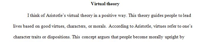 What do you think about Aristotle's theory