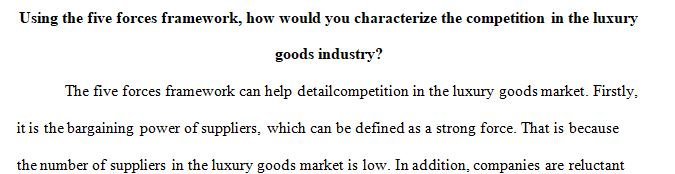 Closing case study: High Fashion Fights Recession