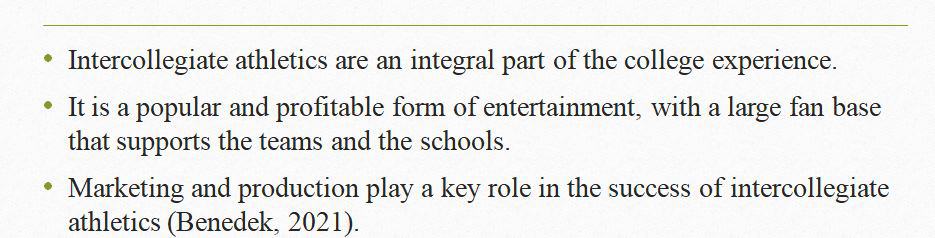 Define the component, give examples of how it works and
could not work within the department  