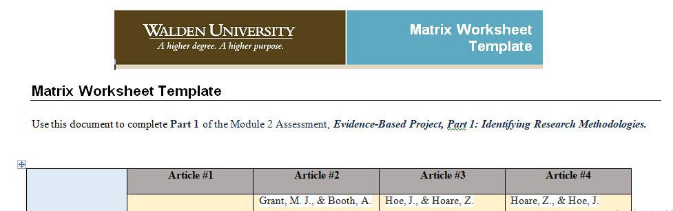 Identifying Research Methodologies