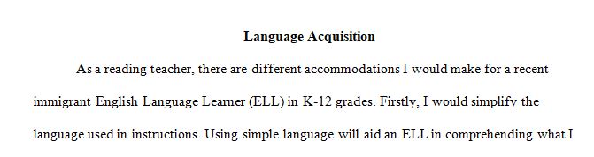 Read A study of Language Acquisition from Language 