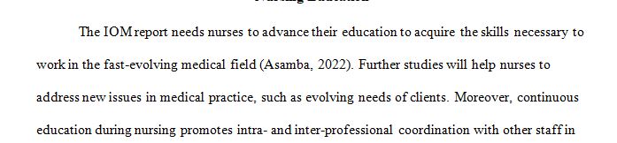  The Future of Nursing 2020-2030: Charting a Path to Achieve Health Equity  