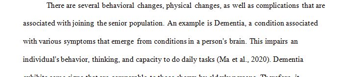   Writing on Dementia patient with Obesity