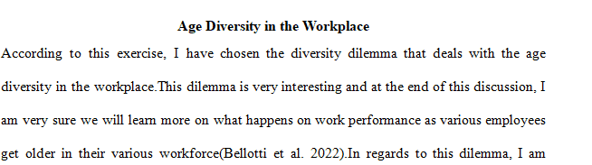 Review the five scenarios in the Chapter 19.7 Exercise