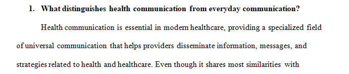 Essentials of Public Health Communication